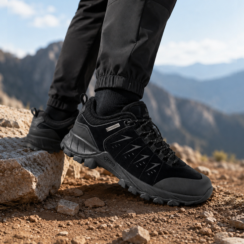 Climbing Shoe Beginner - Baasploa Heren Wandelschoenen Waterdichte Suède Outdoor