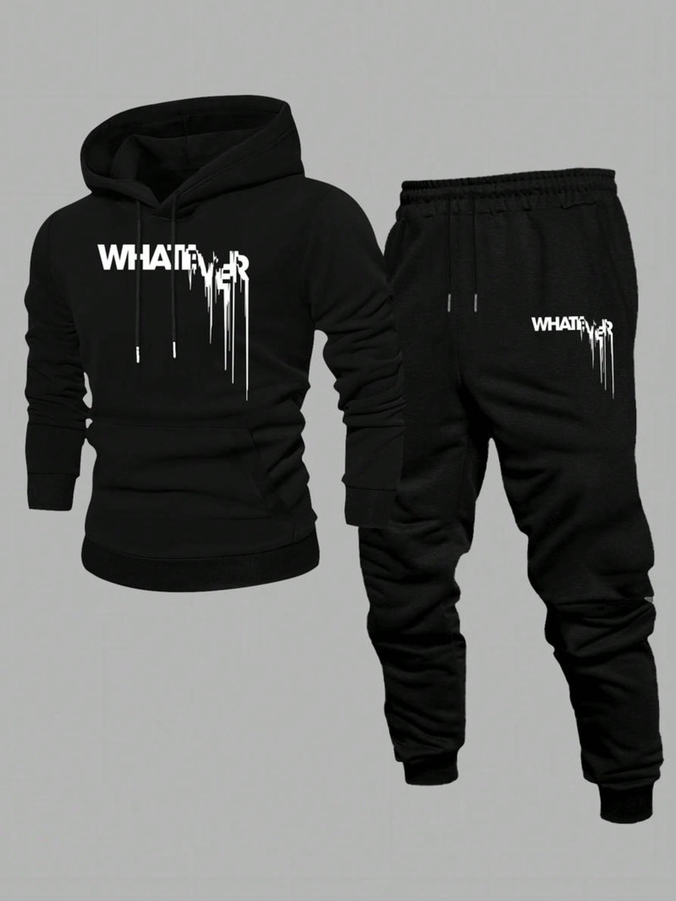 Outdoor Sports Outfit - Funny Whatever Heren Hoodie 2-delige Set,