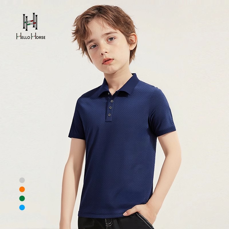 Polo Shirt Equestrian - Hellohorse Ruiterkleding Ademend T-shirt - Elastisch,