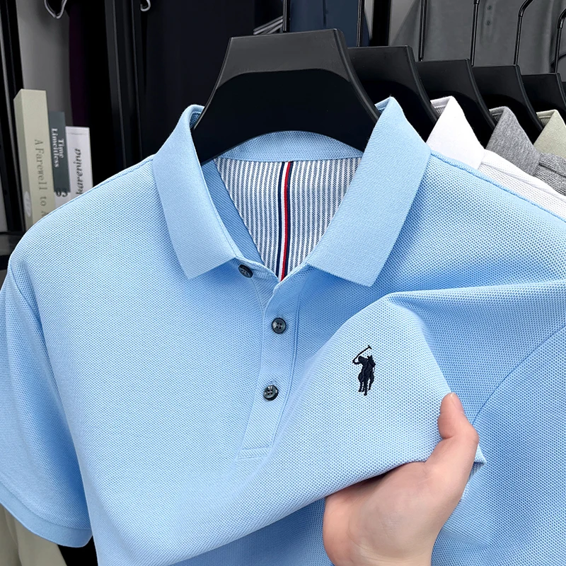 Polo Shirt Equestrian - Herenshirt van 100% katoen, korte mouwen,