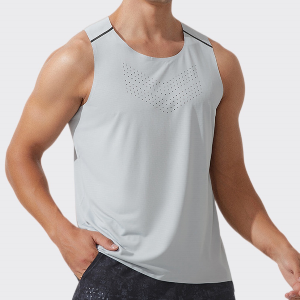 Outdoor Sport Gym - Heren Gym Vest Sneldrogend Hardlopen Workout