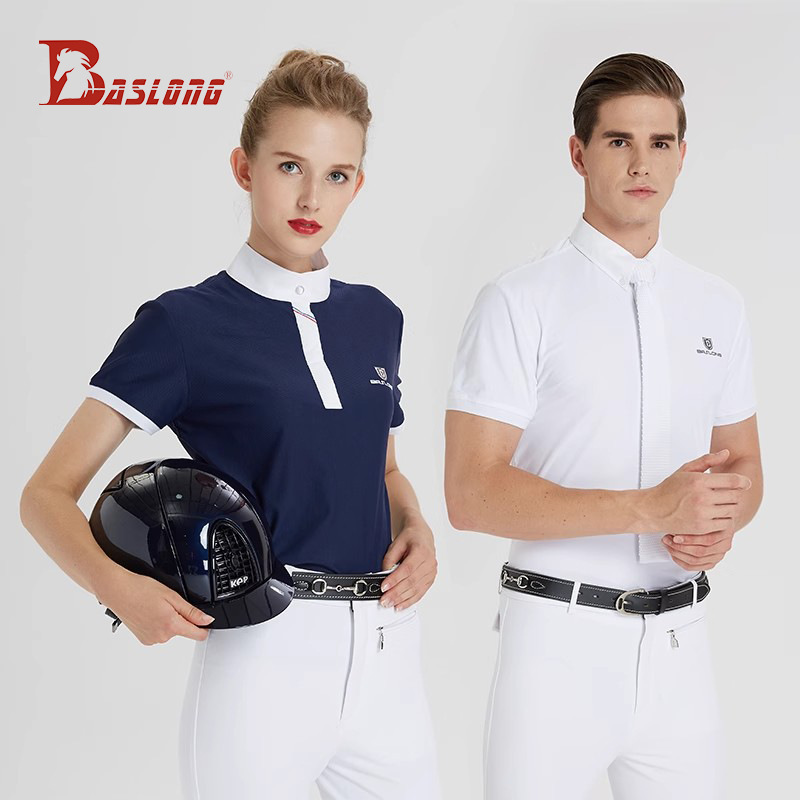 Polo Shirt Equestrian - Paardrijden T-shirt Poloshirt Professioneel rijden Korte