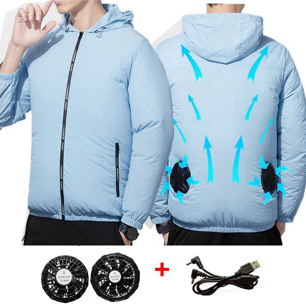 Outdoor Sport Brand Jacket - Zomer Sport Fan Airconditioning Cool Man