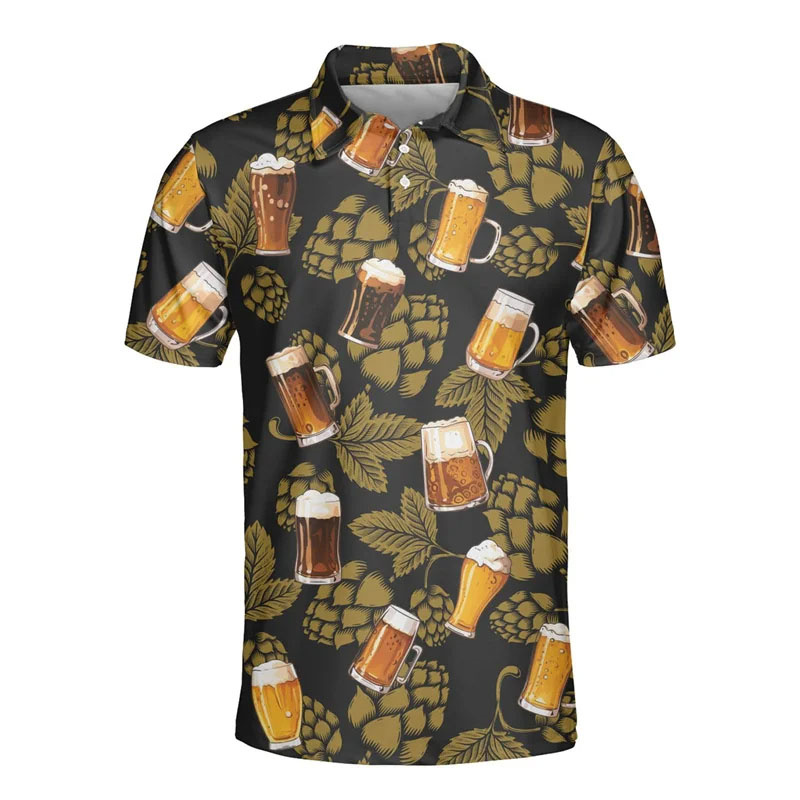3d Geprint Hawaiiaans Bier Pol - Polo Shirt Equestrian recensie en prijs