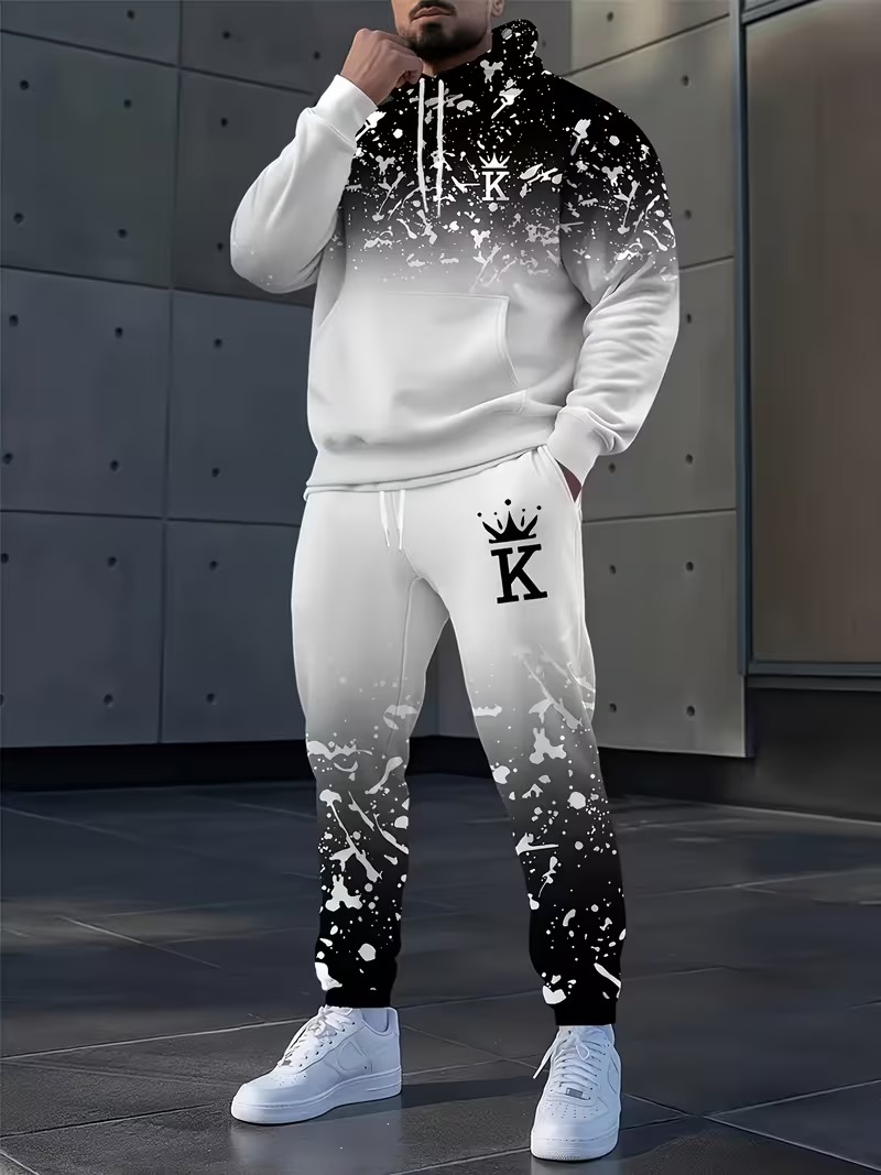 Fashion Crown Geprinte Hoodies - Outdoor Sports Outfit recensie en prijs